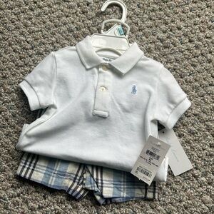 Ralph Lauren White Polo Shirt for Kids